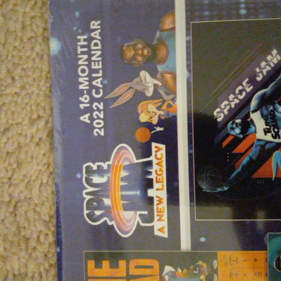 π PRICE REDUCED π 16-Month 2022 Wall Calendar π
(Space Jam) - Picture 4 of 6